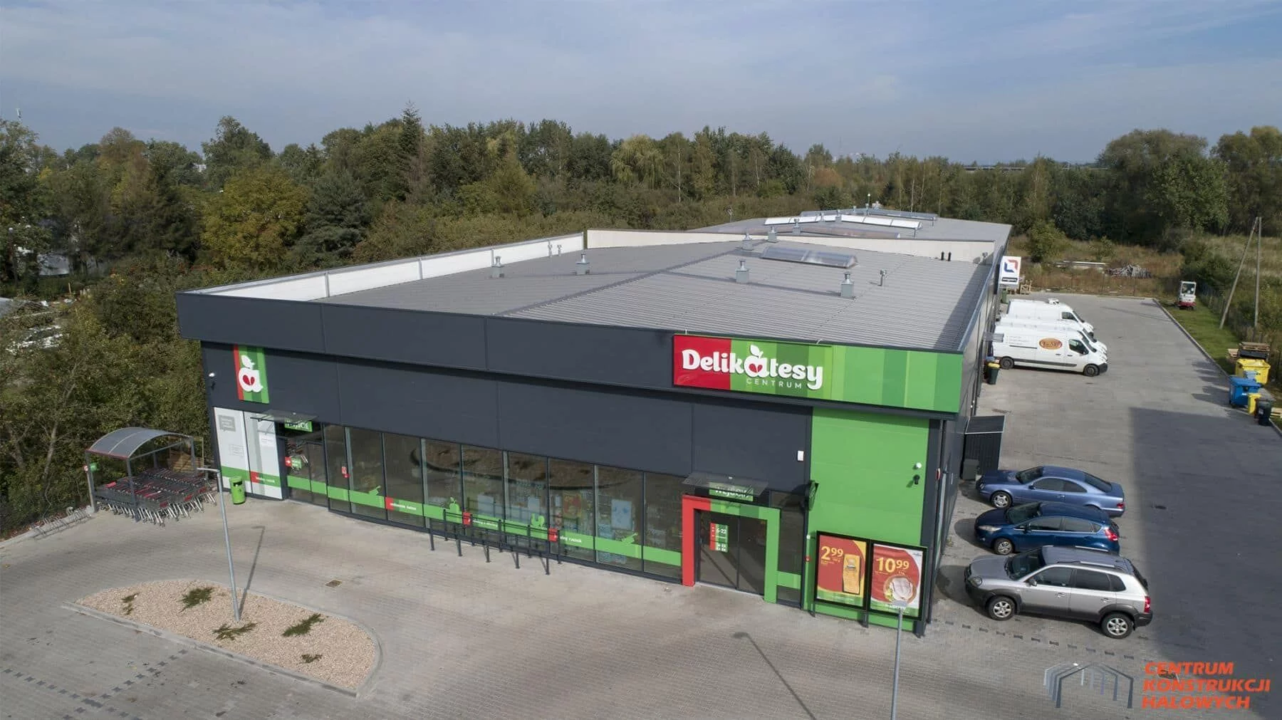 Delikatesy Centrum - budowa marketu z zapleczem socjalnym i magazynem o powierzchni 2000 m2